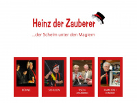 zauberer-heinz.de Webseite Vorschau