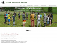 wildniszentrum.at Webseite Vorschau