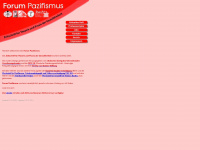 forum-pazifismus.de Webseite Vorschau