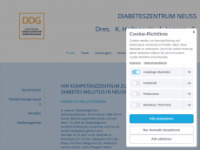 diabeteszentrum-neuss.de Webseite Vorschau