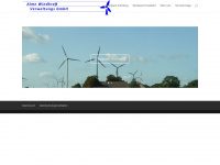 alme-windkraft.de Webseite Vorschau