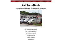 autohaus-basile.de Webseite Vorschau