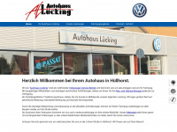 autohaus-luecking.de Webseite Vorschau