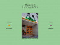 altstadt-hotel-leverkusen.de Webseite Vorschau
