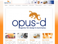 opus-d.com Webseite Vorschau