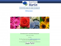 blumen-floristik-martin.de Webseite Vorschau