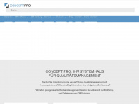 concept-pro.de Webseite Vorschau