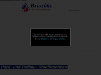 bauschke-bau.de Webseite Vorschau