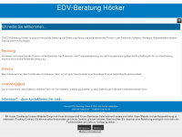 edv-hoecker.de Webseite Vorschau