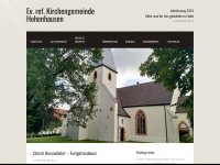 ev-kirche-hohenhausen.de Webseite Vorschau