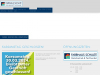 farbhaus-schulte.de Webseite Vorschau