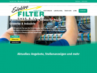 elektro-filter.de Webseite Vorschau