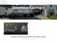gaestehaus-kaufmann.de Webseite Vorschau