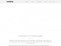 sandcity.de Webseite Vorschau