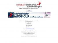 handball-foerderverein.de Webseite Vorschau