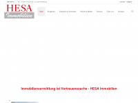 hesa-immobilien.de Webseite Vorschau