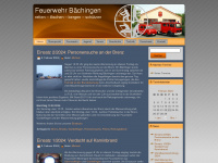 ffw-baechingen.de Webseite Vorschau
