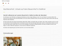 gschliererhof.com Webseite Vorschau