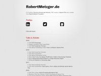 robertmetzger.de Webseite Vorschau