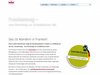 frankenweg.de Webseite Vorschau