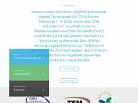 wasserwerke-westfalen.de Webseite Vorschau
