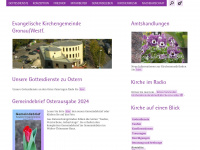 ev-kirchengemeinde-gronau.de Webseite Vorschau