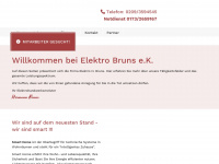 elektro-bruns.com Webseite Vorschau