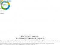 maxbecker-trading.de Webseite Vorschau