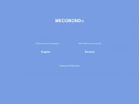 mecobond.de Webseite Vorschau