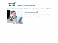 mediservice-gmbh.de Webseite Vorschau