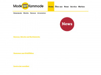 modekommode.de Webseite Vorschau