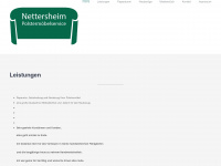 nettersheim-polsterei.de Webseite Vorschau