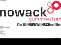 nowack-gummiwalzen.de Webseite Vorschau