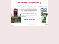 zahrenhof.de Webseite Vorschau