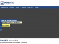 pimenta-automobile.de Webseite Vorschau