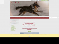rescue-dog-shop.de Webseite Vorschau