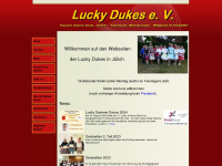 lucky-dukes.de Webseite Vorschau