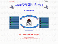 archwayhappyhoppers.de Webseite Vorschau
