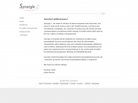 synergie2.de Webseite Vorschau