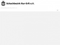schachbezirk-rur-erft.de Webseite Vorschau