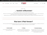 2-rad-hansen.de Webseite Vorschau