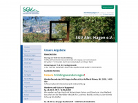 sgv-hagen.de Webseite Vorschau