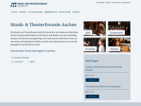 musik-und-theaterfreunde-aachen.de Webseite Vorschau