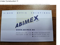 abimex.de Webseite Vorschau