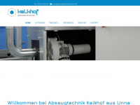 absaugtechnik-kalkhof.de Webseite Vorschau