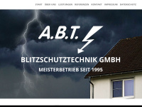 abt-blitzschutz.de Webseite Vorschau
