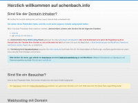 achenbach.info Webseite Vorschau