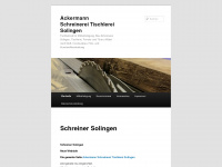 ackermann-schreinerei.de Webseite Vorschau