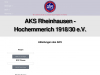 aks-rheinhausen.de Webseite Vorschau