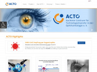 acto.de Webseite Vorschau